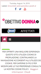 Mobile Screenshot of obiettivodonna.it